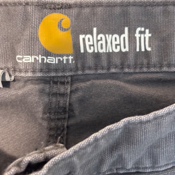 Carhartt Carpenter Shorts Mens Size 38 Gray Relaxed Fit Workwear Utility Outdoor - Picture 4 of 9